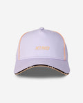 MEN KING APPAREL STEPNEY CURVED PEAK CAP LAVENDER